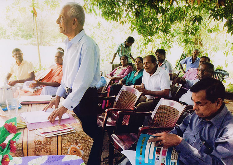 Mr. John Van Dijck and Mrs. Lin Van Dijck visit all project assisted by adoptive Sri Lanka