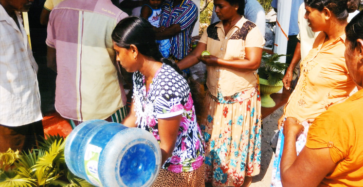 >Children been trained for a dancing item in Line Van Dijck preschool thunthalawa